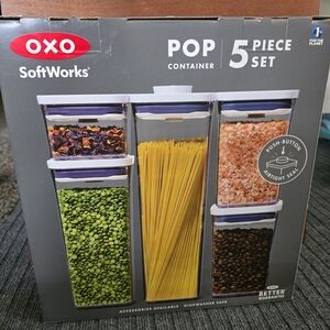 OXO SoftWorks 5-Piece POP Container Set